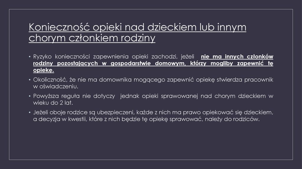 Ubezpieczenie Chorobowe Cz Ii Ppt Pobierz